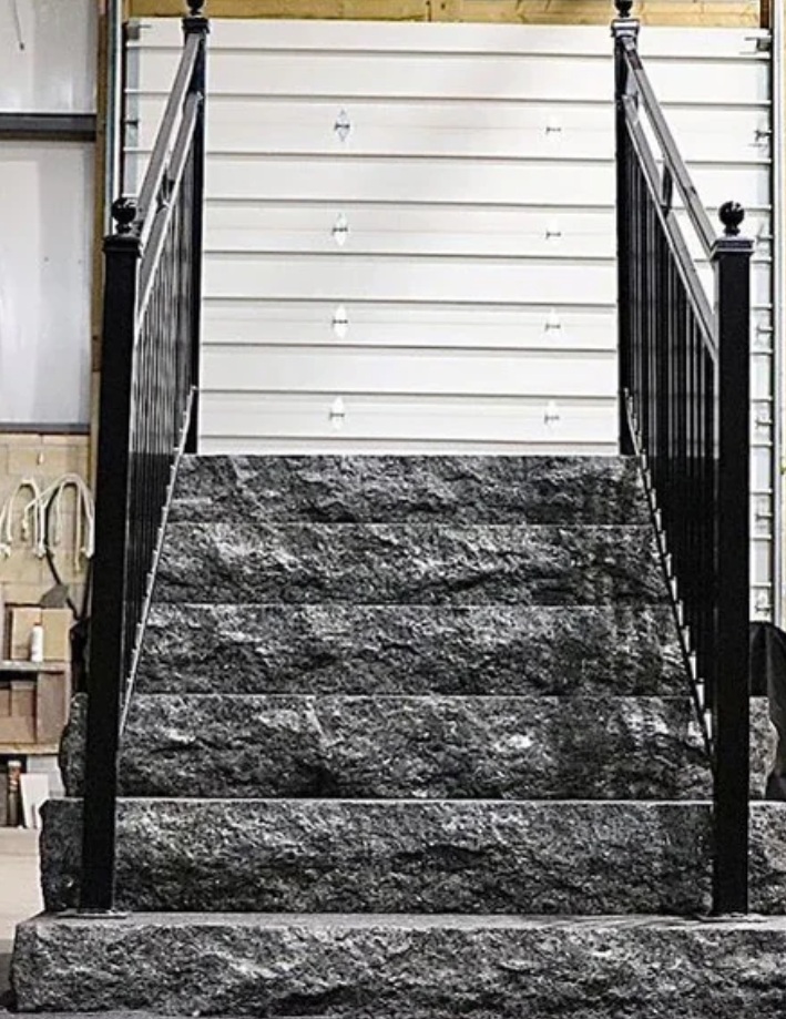 Semi-Circular Granite Treads